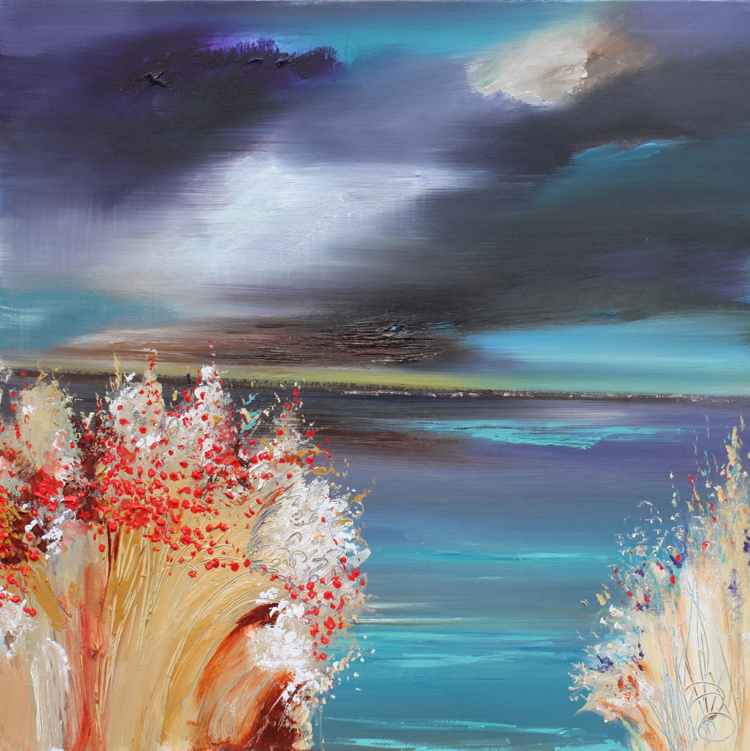 'Heavy Skies' by artist Rosanne Barr